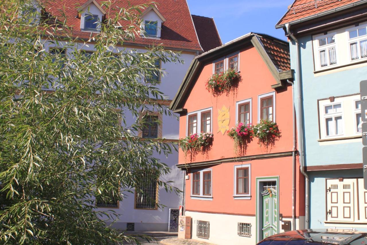 Haus Zum Kleinen Helm Apartment Erfurt Exterior foto